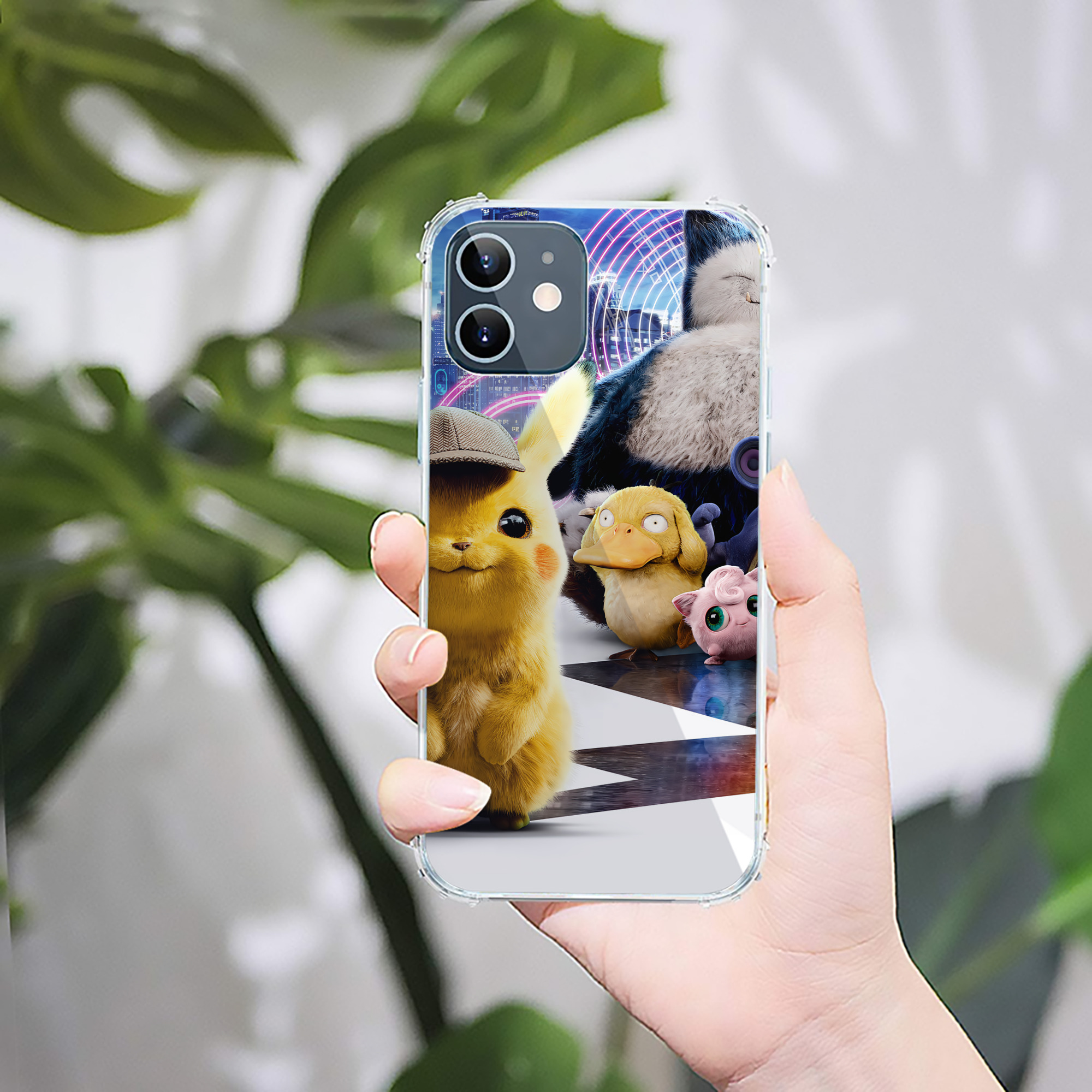 （画像用） ポケットモンスター Pokémon 【iPhone 12シリーズ対応】透明スマホケース（クリアソフトケース）